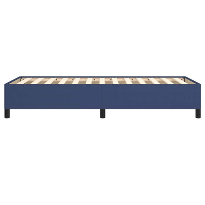 Bettgestell ohne Matratze Blau 100x200 cm Stoff