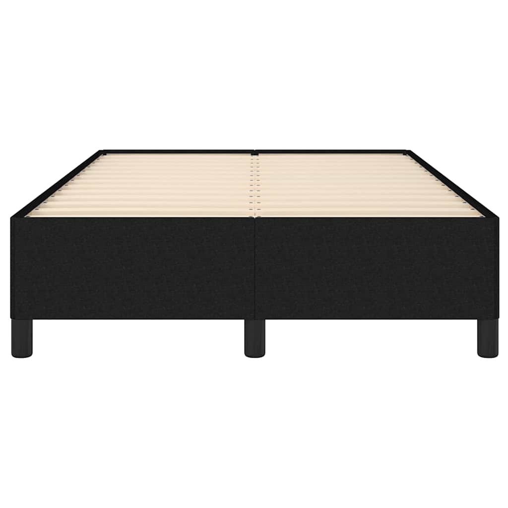 Bettgestell ohne Matratze Schwarz 120x200 cm Stoff