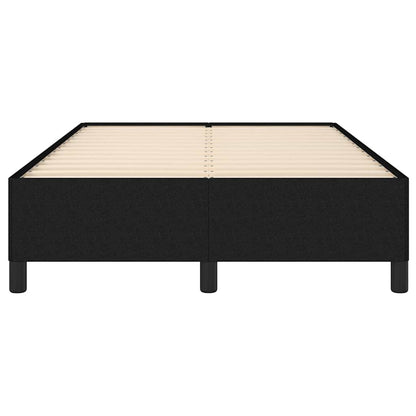 Bettgestell ohne Matratze Schwarz 120x200 cm Stoff