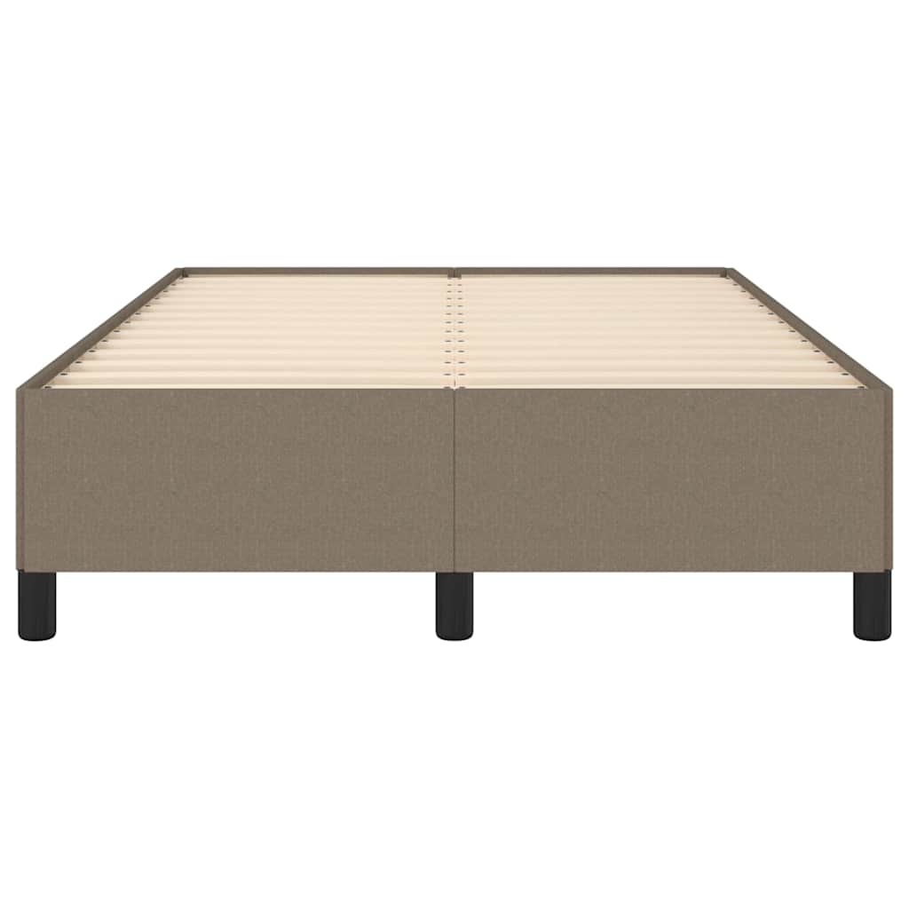Bettgestell ohne Matratze Taupe 120x200 cm Stoff