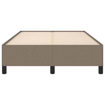 Bettgestell ohne Matratze Taupe 120x200 cm Stoff