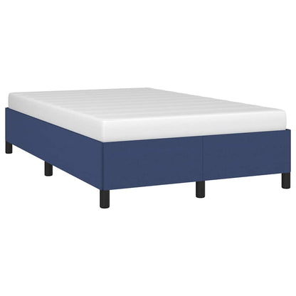 Bettgestell ohne Matratze Blau 120x200 cm Stoff