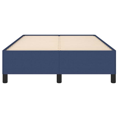 Bettgestell ohne Matratze Blau 120x200 cm Stoff