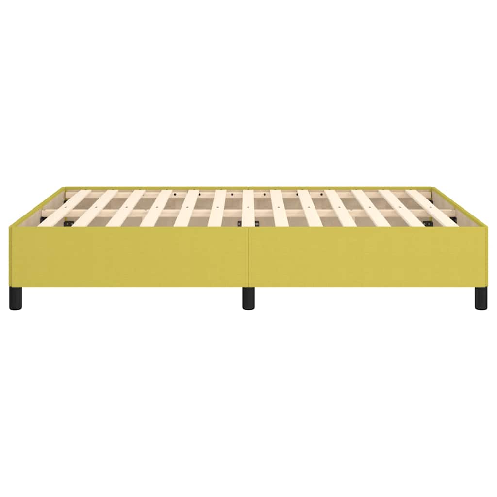 Bettgestell ohne Matratze Grün 140x190 cm Stoff