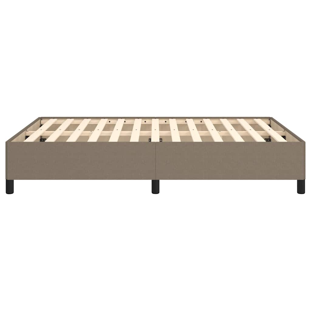 Bettgestell ohne Matratze Taupe 140x200 cm Stoff