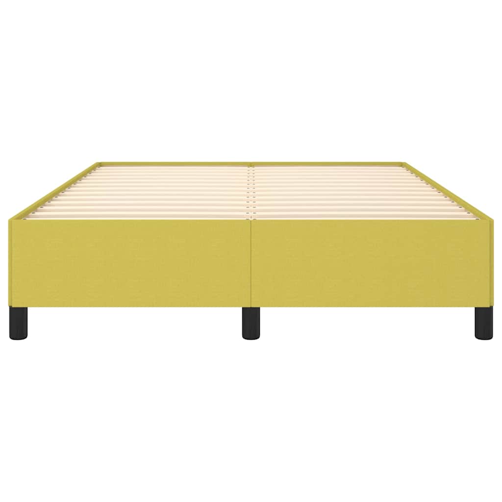 Bettgestell ohne Matratze Grün 140x200 cm Stoff
