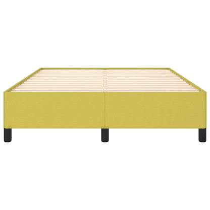 Bettgestell ohne Matratze Grün 140x200 cm Stoff