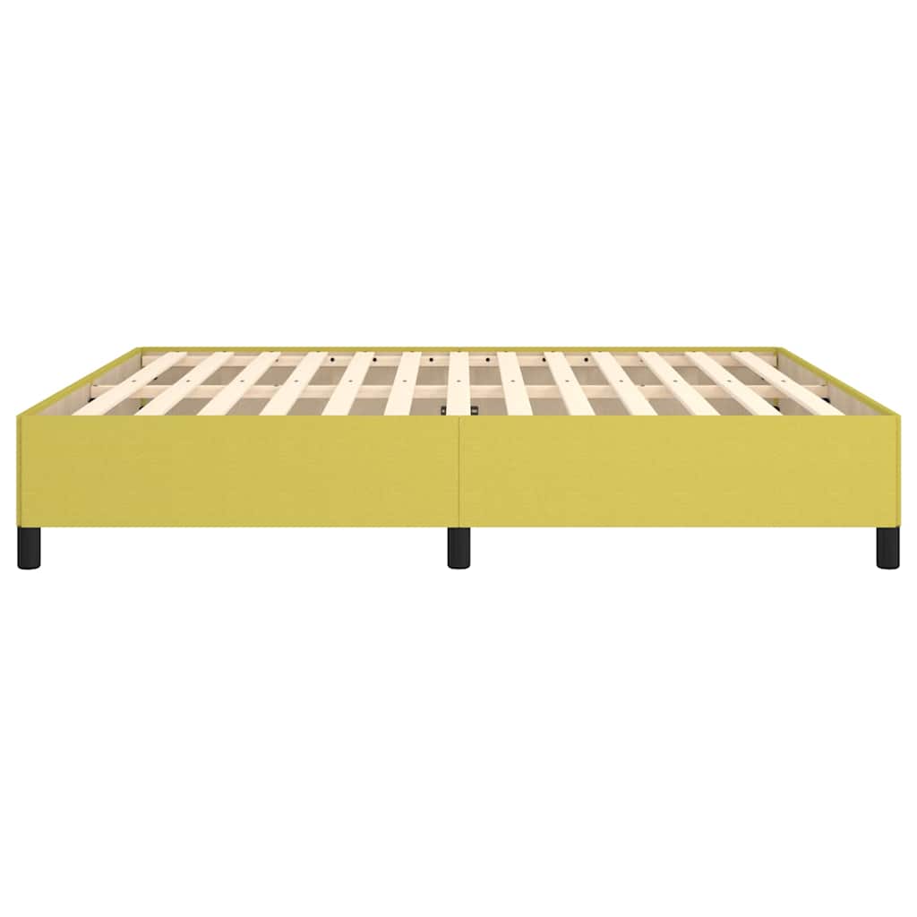 Bettgestell ohne Matratze Grün 160x200 cm Stoff