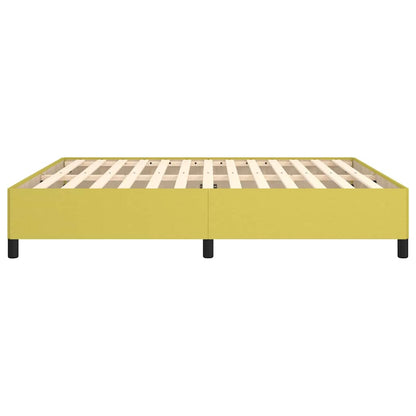 Bettgestell ohne Matratze Grün 160x200 cm Stoff