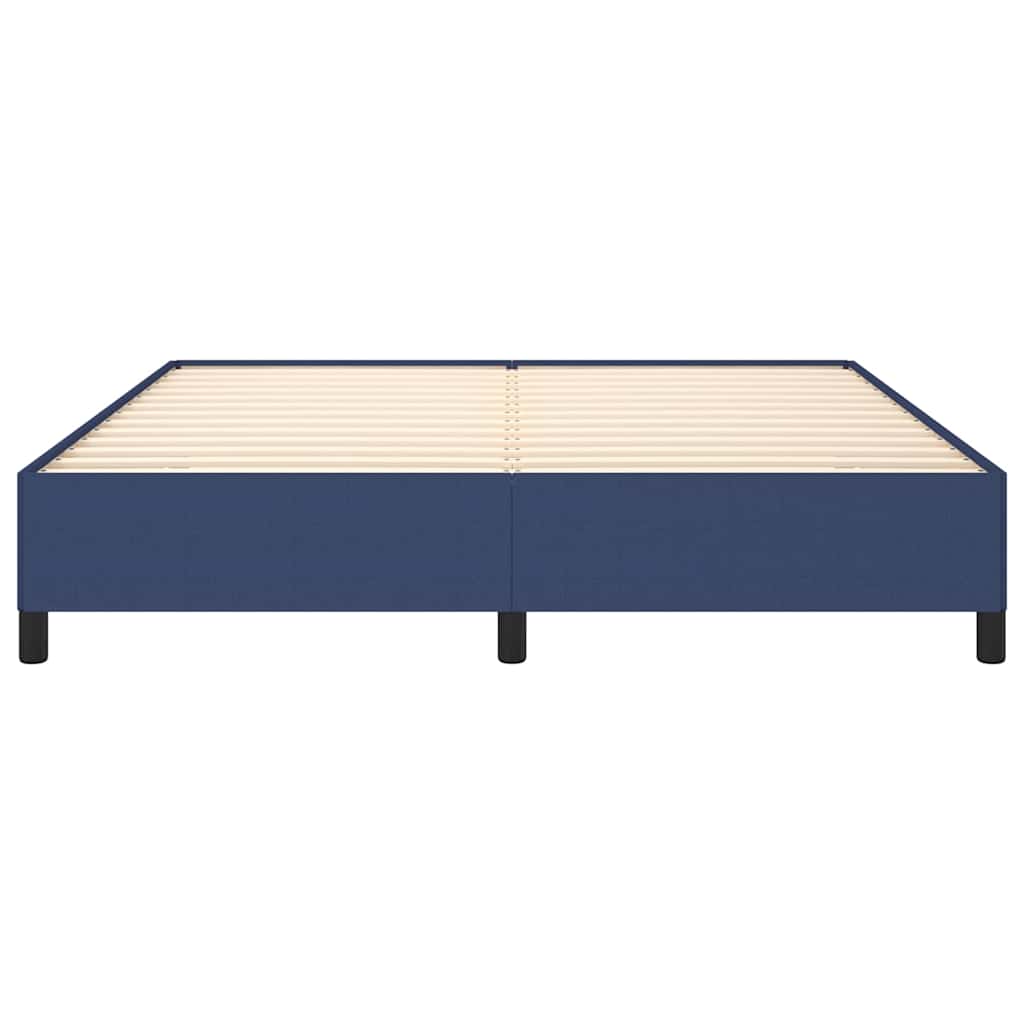 Bettgestell ohne Matratze Blau 180x200 cm Stoff