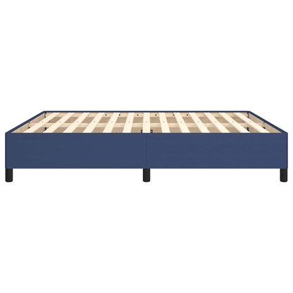 Bettgestell ohne Matratze Blau 180x200 cm Stoff