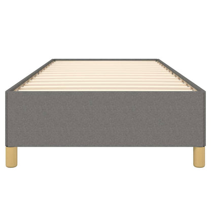 Bettgestell ohne Matratze Dunkelgrau 80x200 cm Stoff