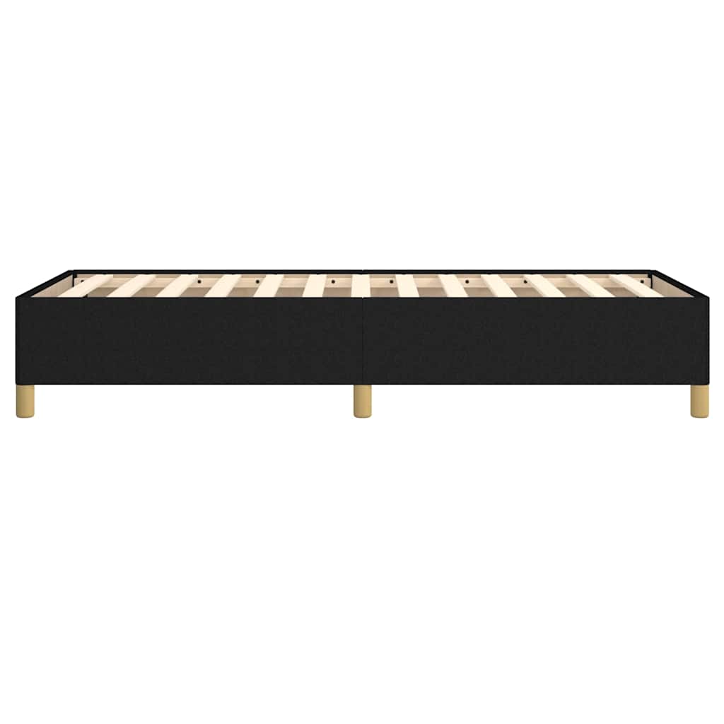 Bettgestell ohne Matratze Schwarz 80x200 cm Stoff