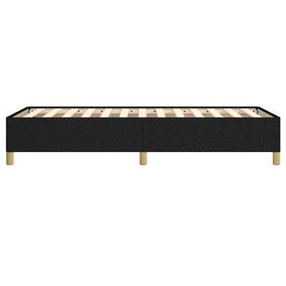 Bettgestell ohne Matratze Schwarz 80x200 cm Stoff