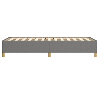 Bettgestell ohne Matratze Dunkelgrau 100x200 cm Stoff