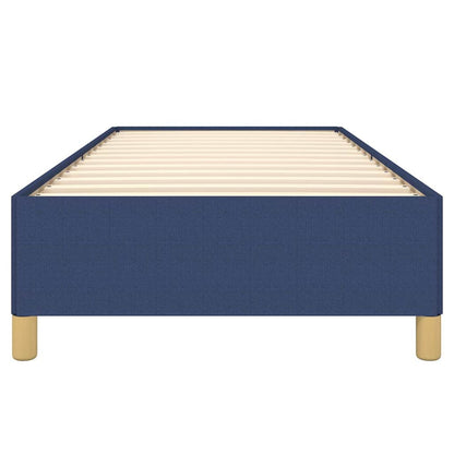 Bettgestell ohne Matratze Blau 100x200 cm Stoff
