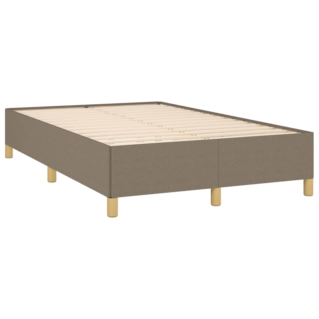 Bettgestell ohne Matratze Taupe 120x200 cm Stoff