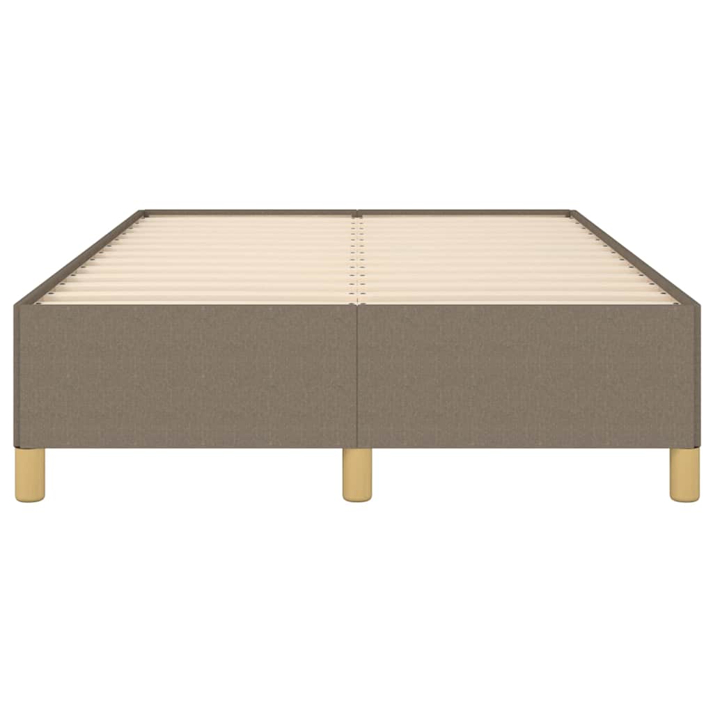 Bettgestell ohne Matratze Taupe 120x200 cm Stoff