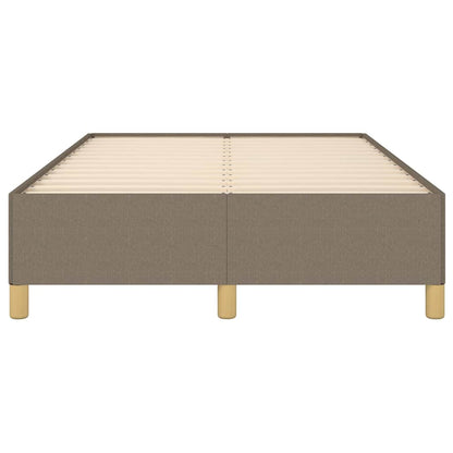 Bettgestell ohne Matratze Taupe 120x200 cm Stoff