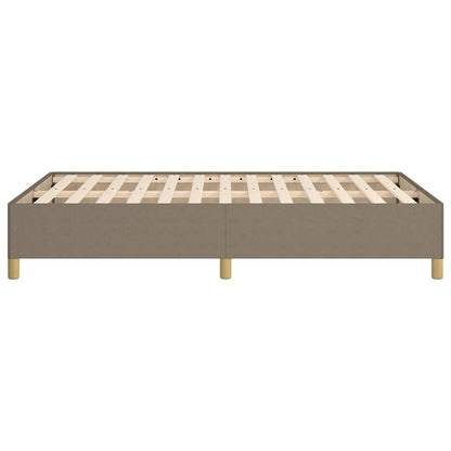 Bettgestell ohne Matratze Taupe 120x200 cm Stoff