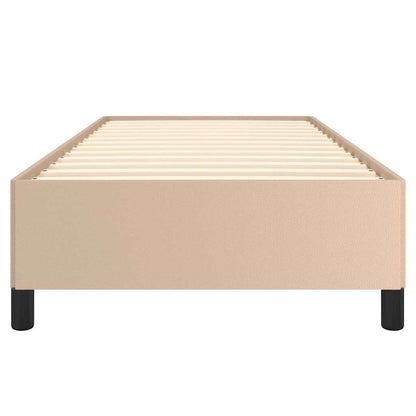 Bettgestell ohne Matratze Cappuccino-Braun 80x200 cm Kunstleder