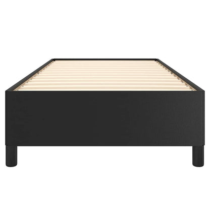 Bettgestell Schwarz 90x200 cm Kunstleder