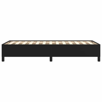 Bettgestell Schwarz 100x200 cm Kunstleder