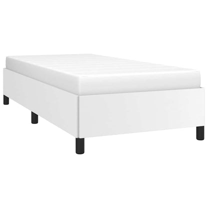 Bettgestell ohne Matratze Weiß 100x200 cm Kunstleder