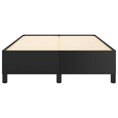 Bettgestell ohne Matratze Schwarz 120x200 cm Kunstleder