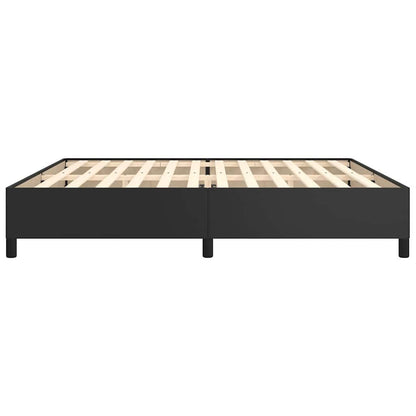 Bettgestell Schwarz 200x200 cm Kunstleder