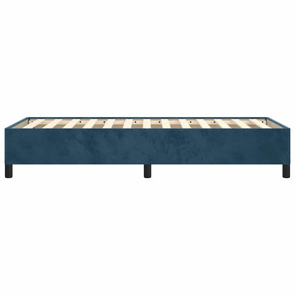 Bettgestell ohne Matratze Dunkelblau 80x200 cm Samt