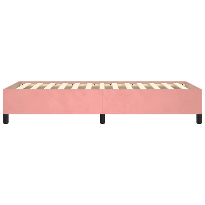 Bettgestell Rosa 100x200 cm Samt
