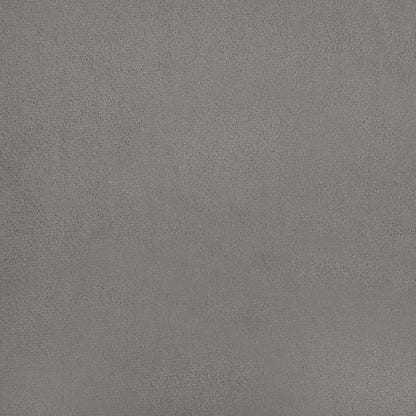 Bettgestell ohne Matratze Hellgrau 140x200 cm Samt