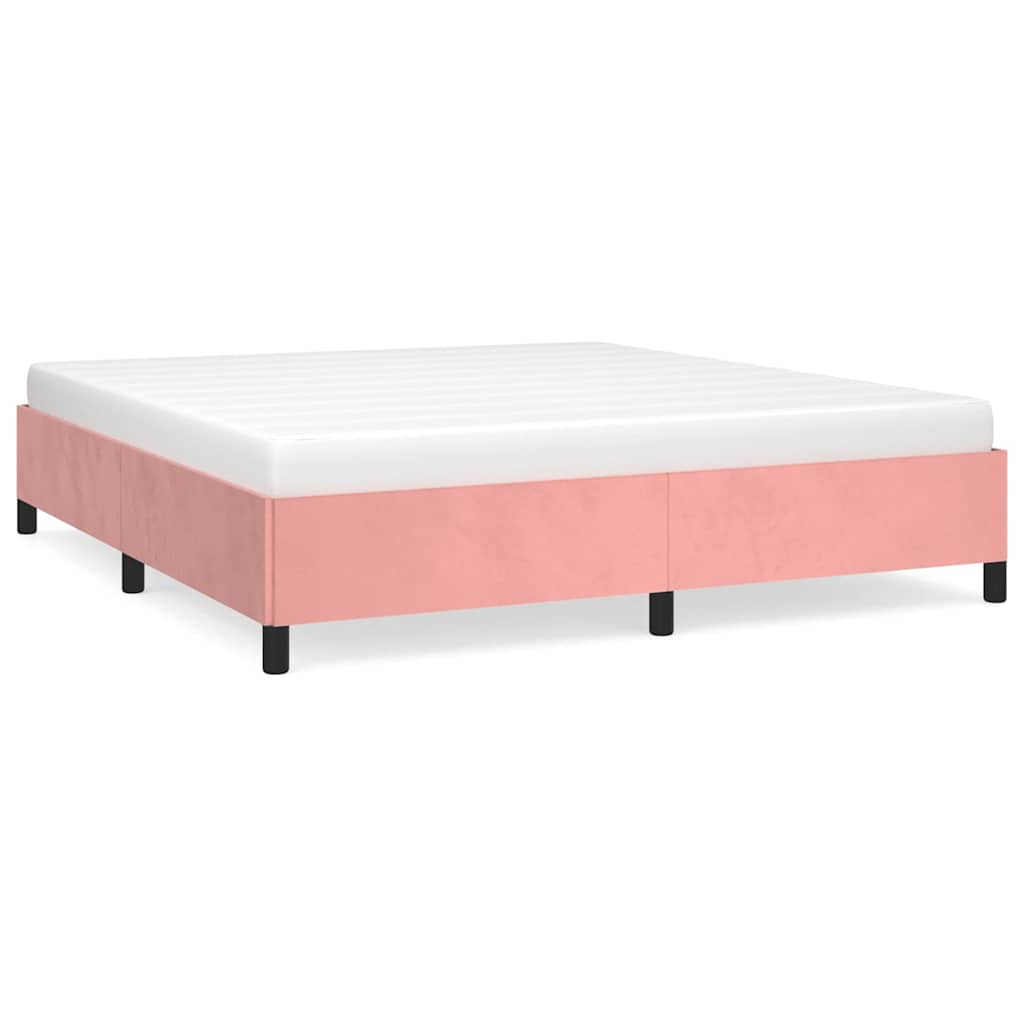 Bettgestell Rosa 180x200 cm Samt