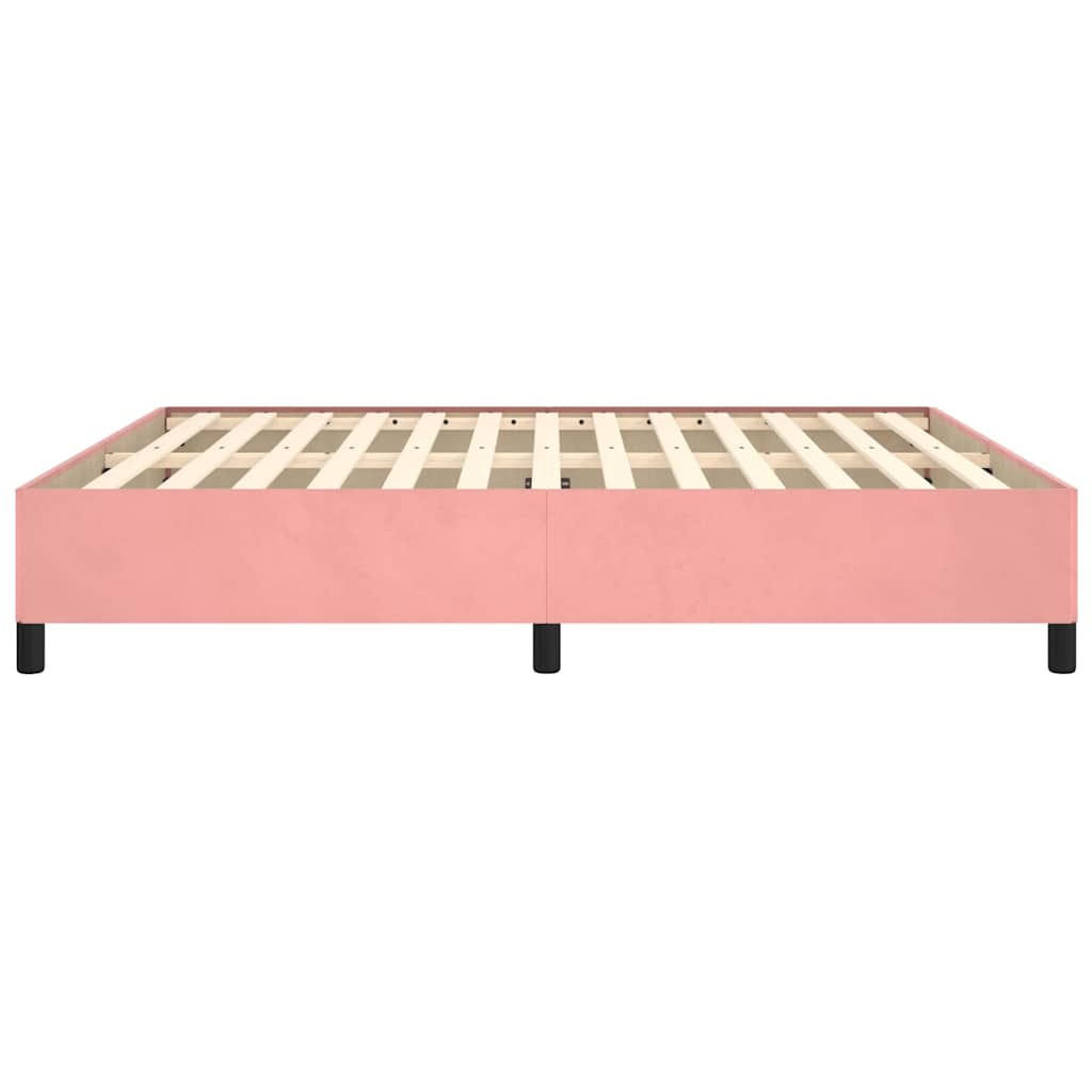 Bettgestell Rosa 180x200 cm Samt