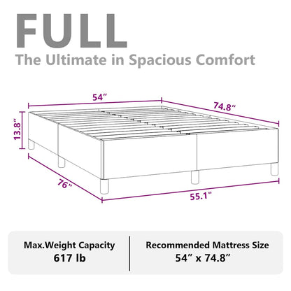 Bettgestell ohne Matratze Dunkelgrau 137x190 cm Samt