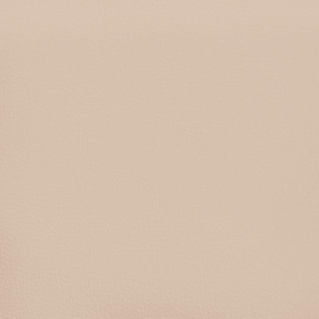 Bed frame with headboard without mattress Cappuccino 90x190 cm