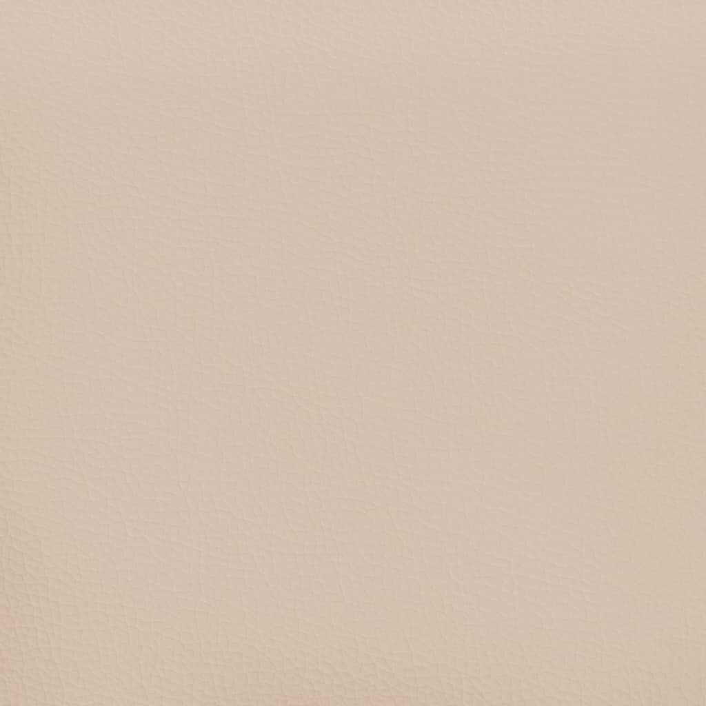 Bed frame with headboard without mattress Cappuccino 120x200 cm