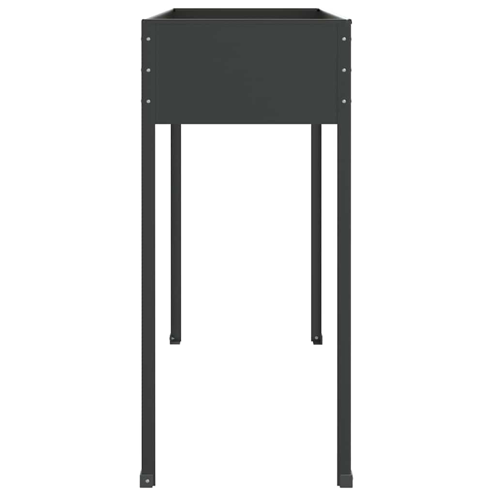 Pflanzkübel Anthrazit 100,5x40,5x90 cm Verzinkter Stahl