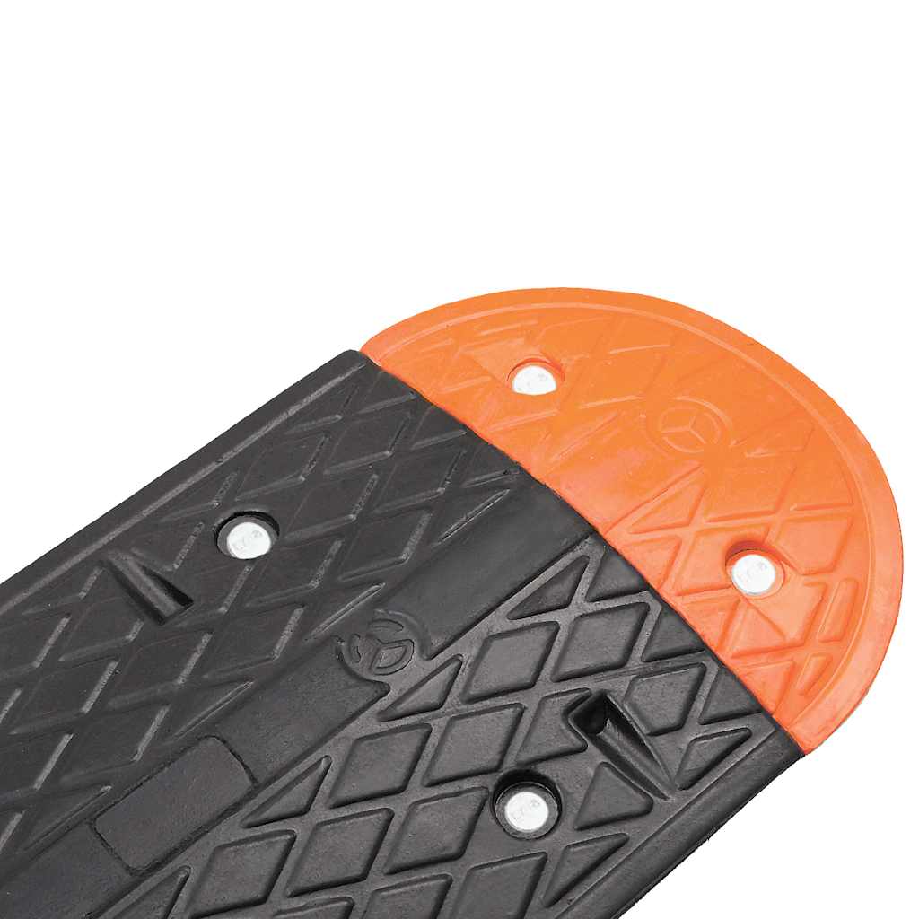 Bodenschwelle Gelb & Schwarz 129x32,5 x4 cm Gummi