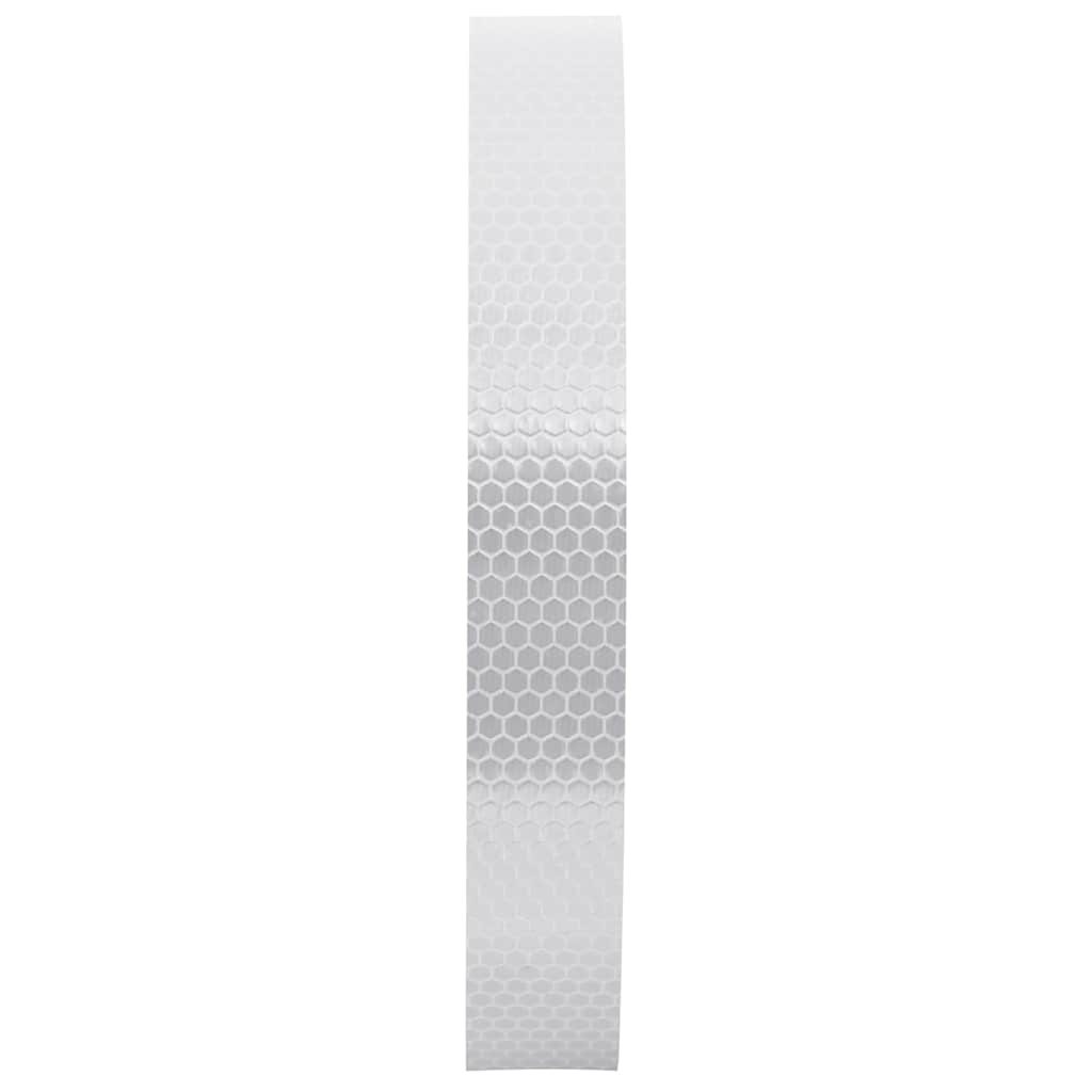 Reflektorband Weiß 2,5 cmx50 m PVC
