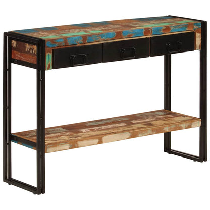 Konsolentisch 110x30x76 cm Altholz Massiv