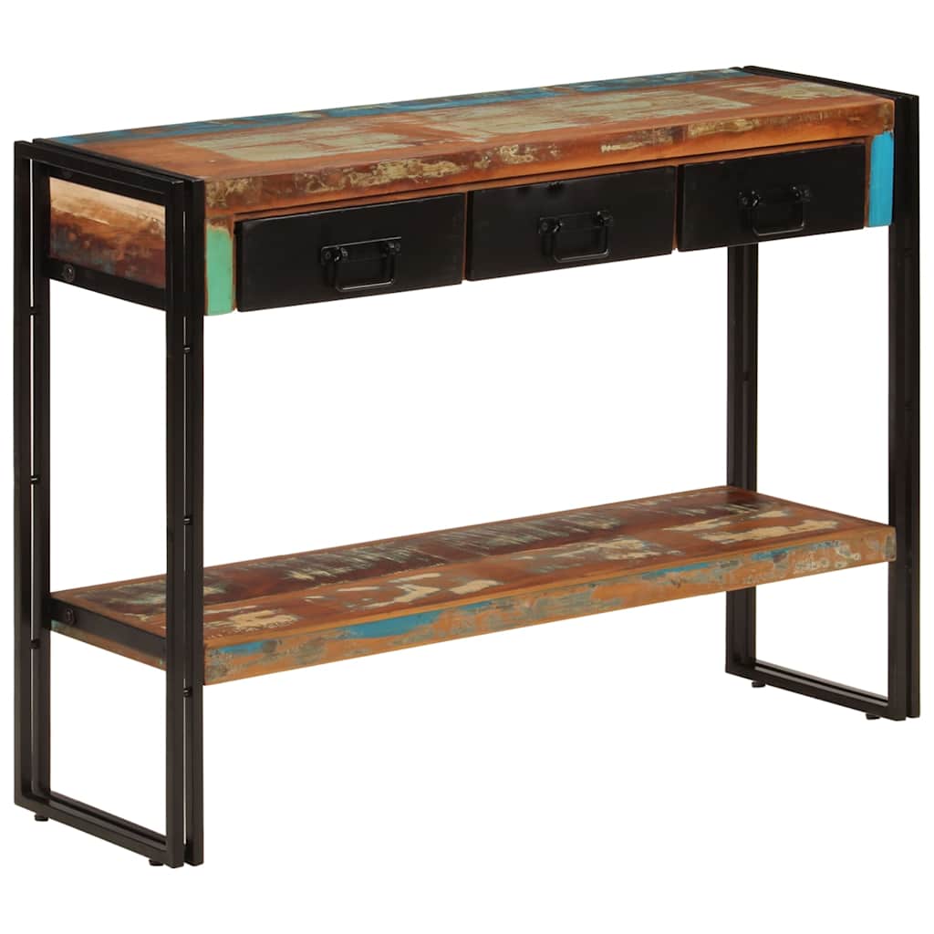 Konsolentisch 110x30x76 cm Altholz Massiv