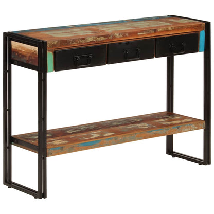 Konsolentisch 110x30x76 cm Altholz Massiv