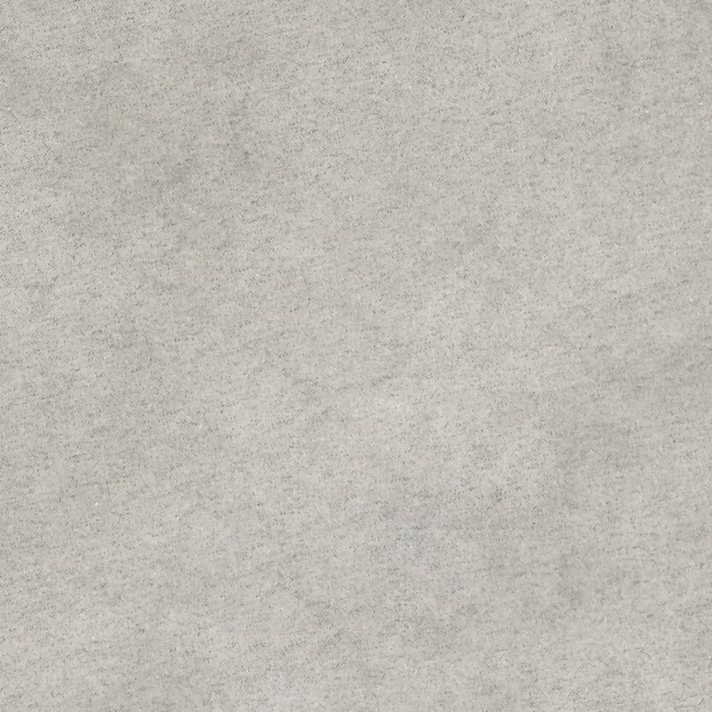 2-Sitzer-Sofa Hellgrau 120 cm Mikrofasergewebe