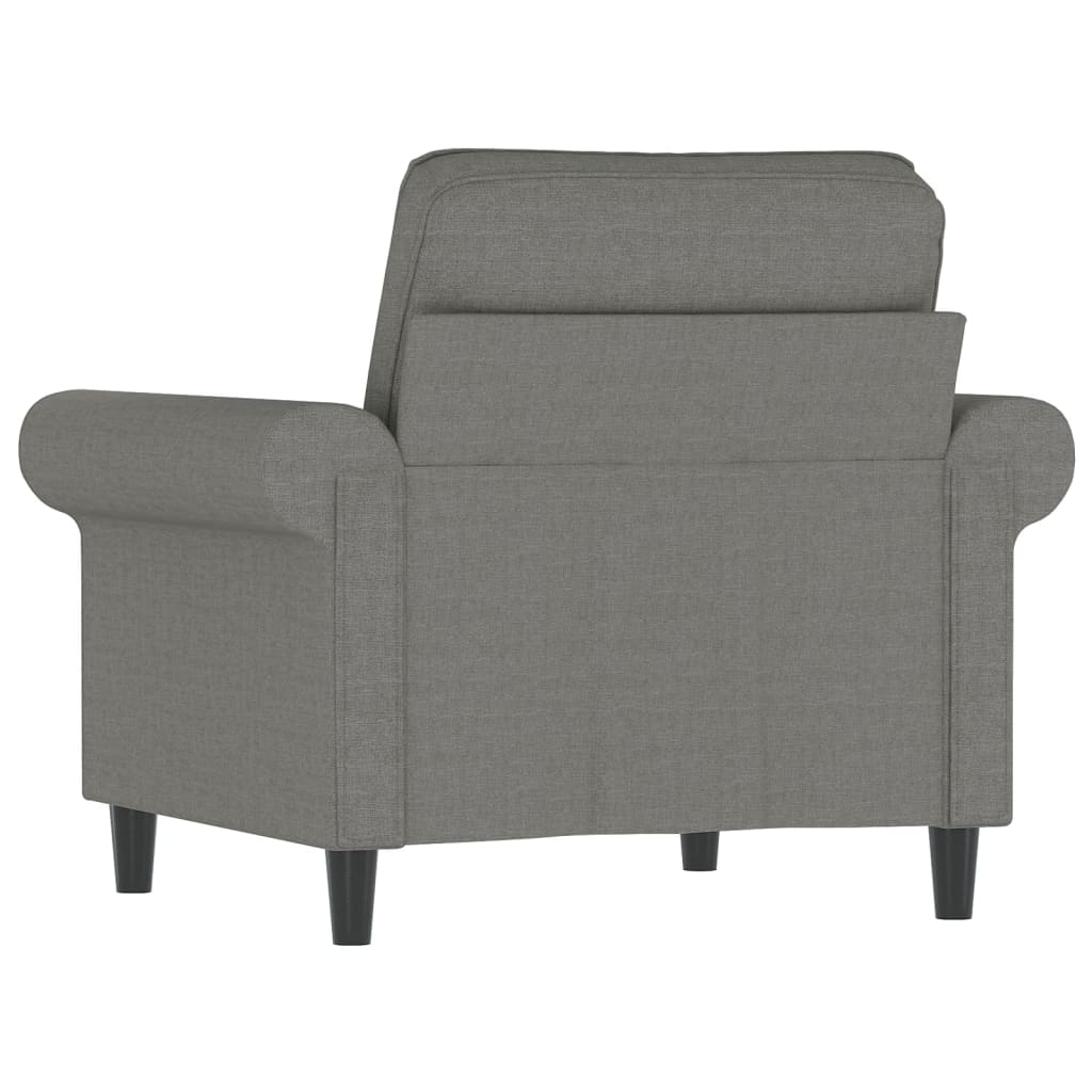 Sofasessel Dunkelgrau 60 cm Stoff