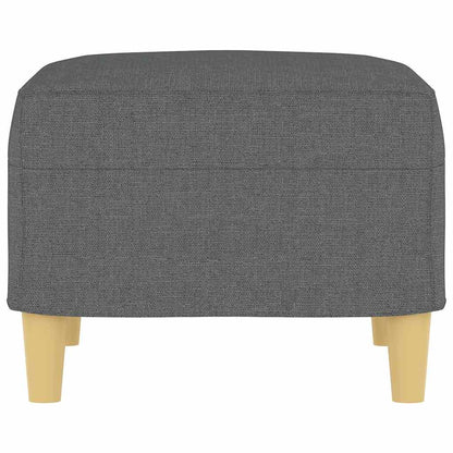 Fußhocker Dunkelgrau 60x50x41 cm Stoff