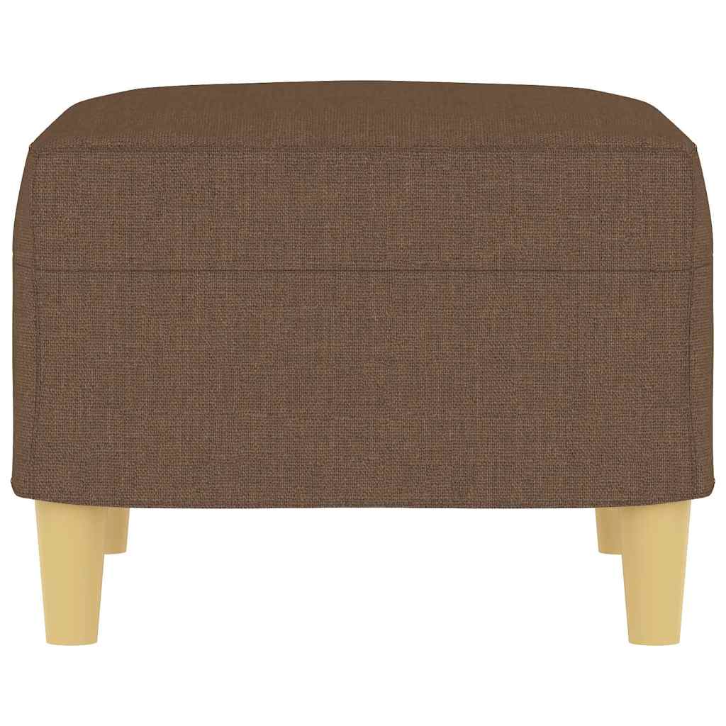 Fußhocker Braun 60x50x41 cm Stoff