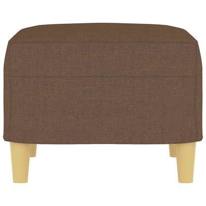 Fußhocker Braun 60x50x41 cm Stoff