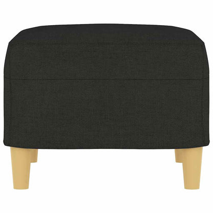 Fußhocker Schwarz 60x50x41 cm Stoff